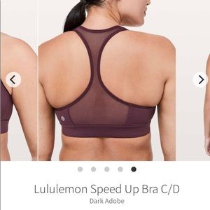 Lululemon Speed Up Bra